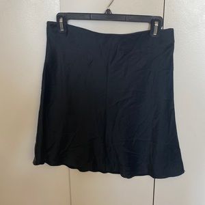 Quine satin mini skirt